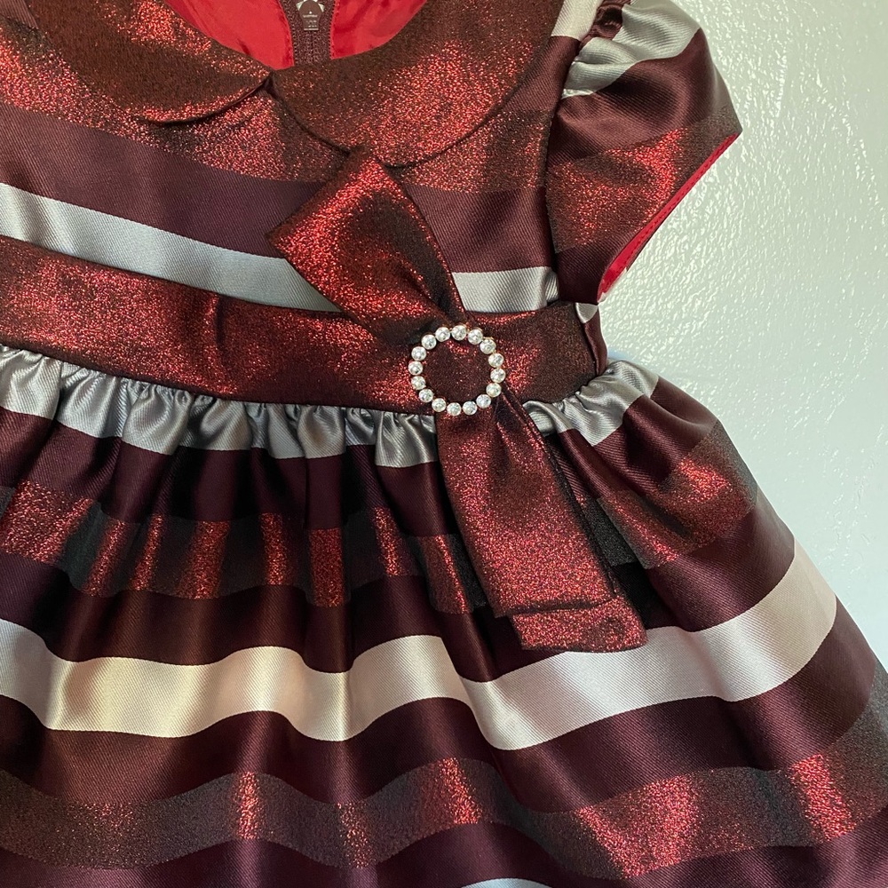 Bonnie Baby Holiday Dress & Bloomers